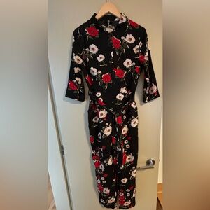 Missguided floral romper. Size 8.